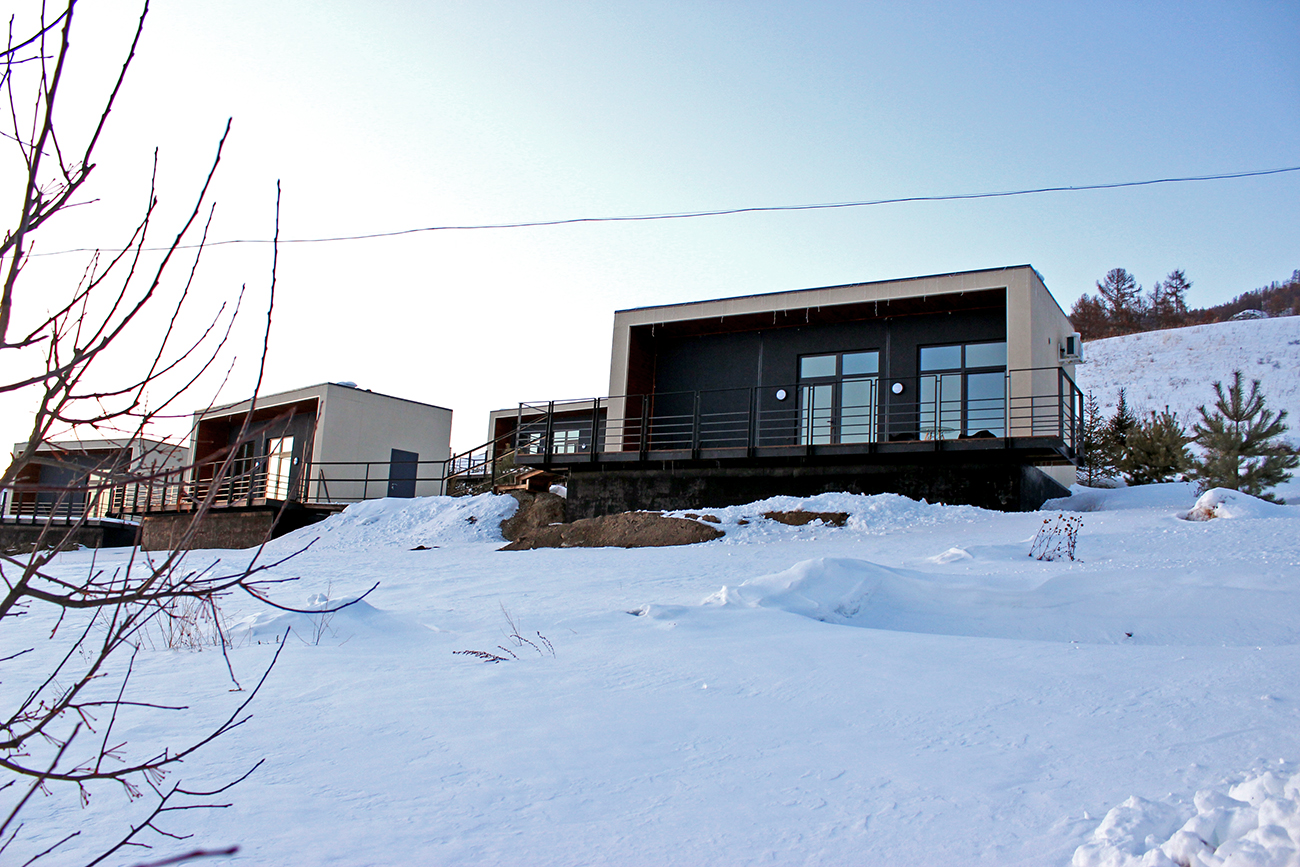 Двухместный благоустроенный дом первой линии (М1-М5)